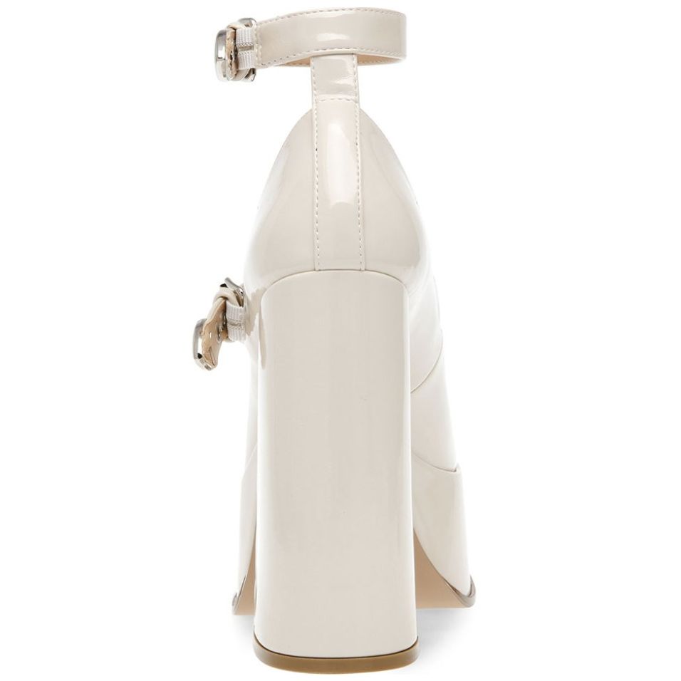 Zapatilla de Plataforma con Tira Ajustable Hueso Steve Madden