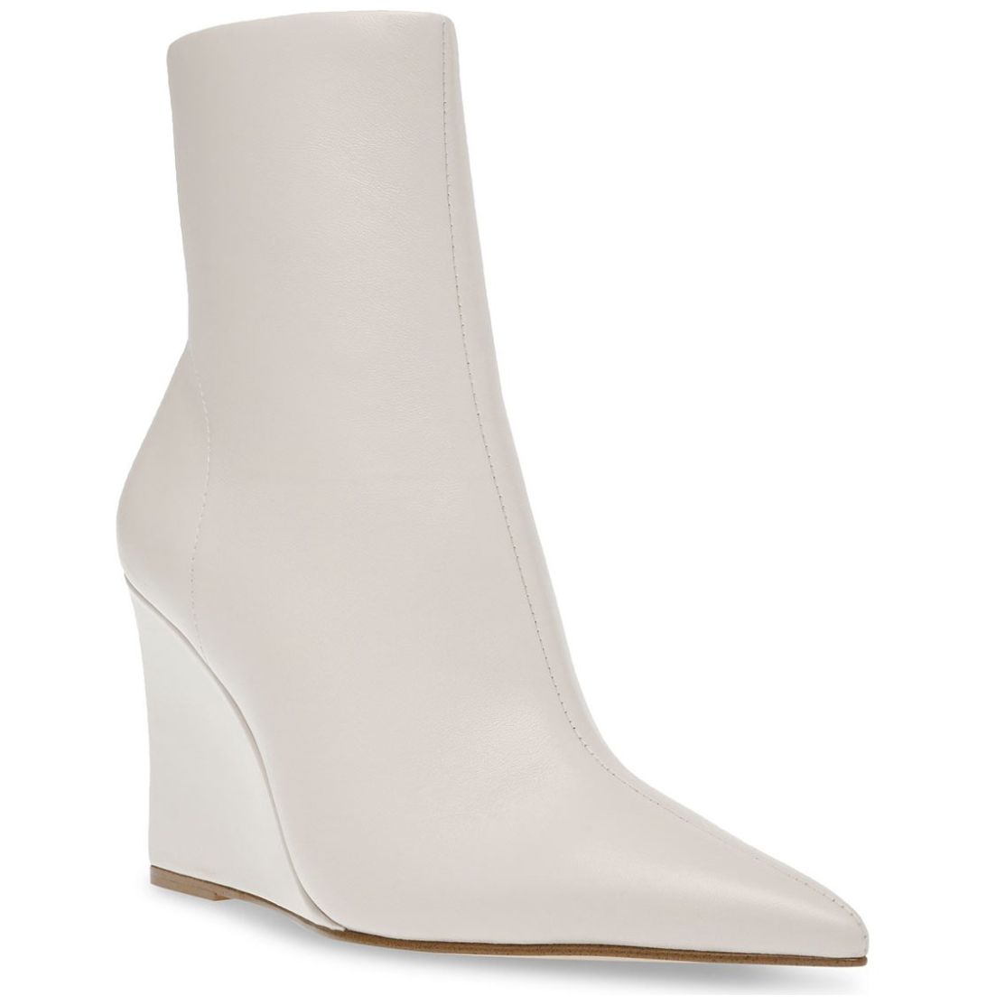 Botín Liso Puntal con Cuña Hueso Steve Madden