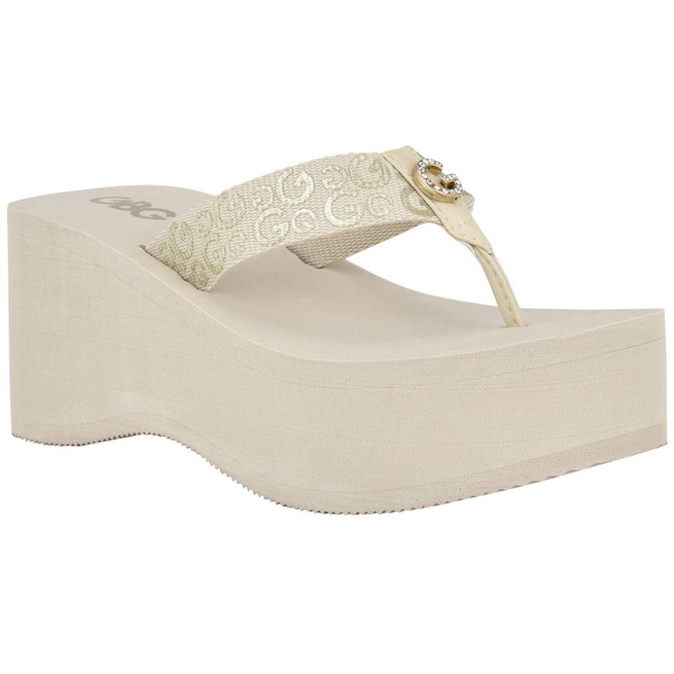 Sandalia Aplicación Pedrería G By Guess