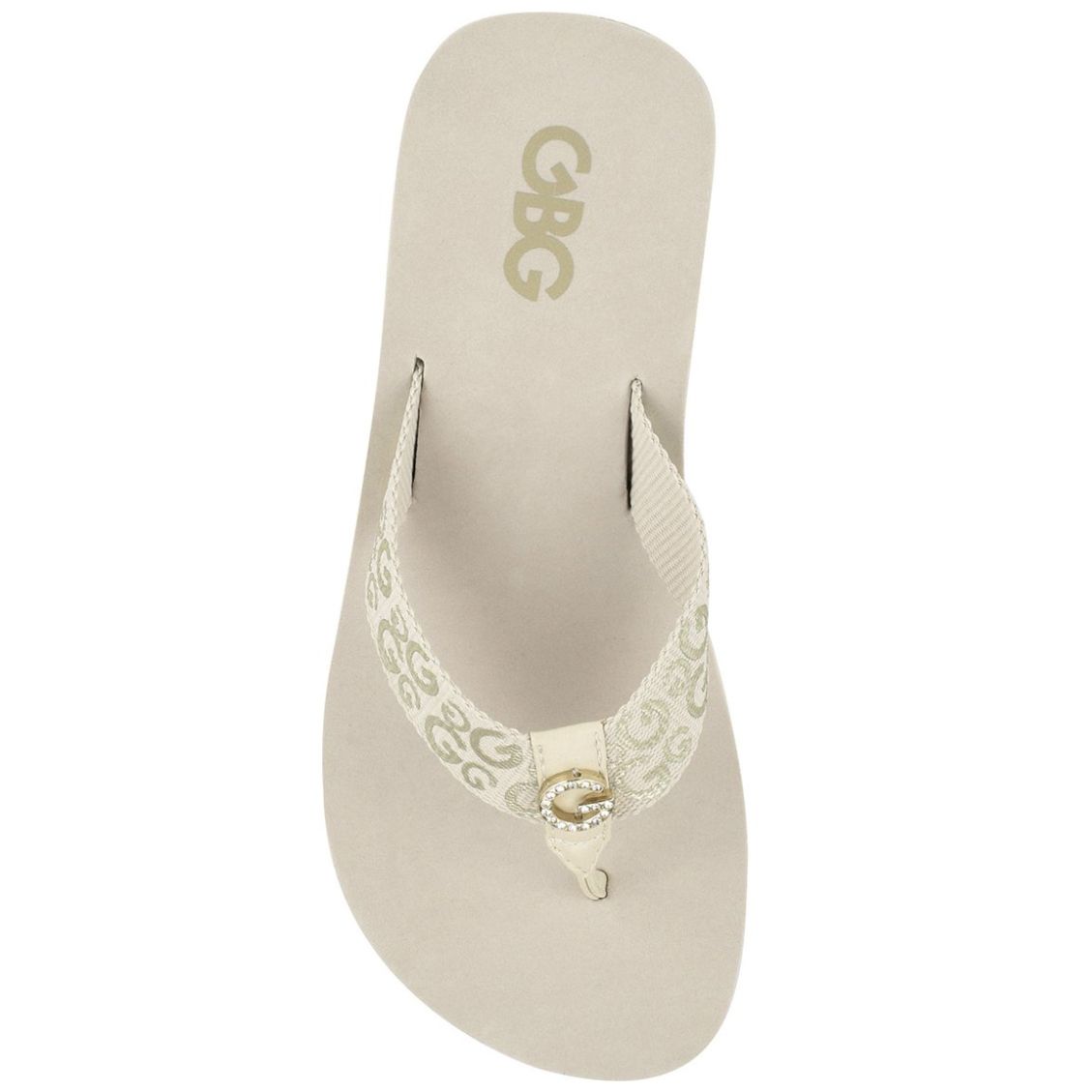 Sandalia Aplicación Pedrería G By Guess