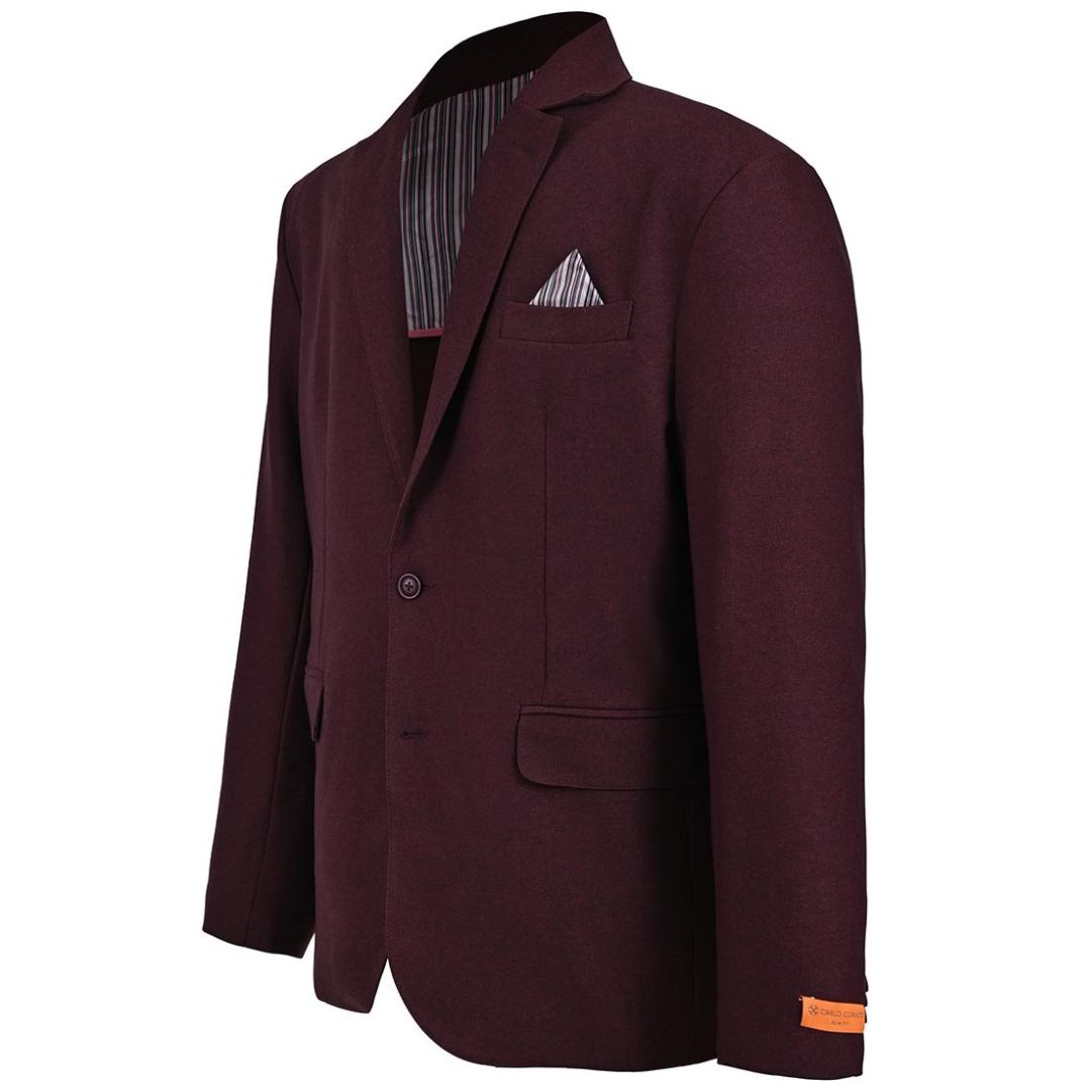 Saco Carlo Corinto Liso para Hombre