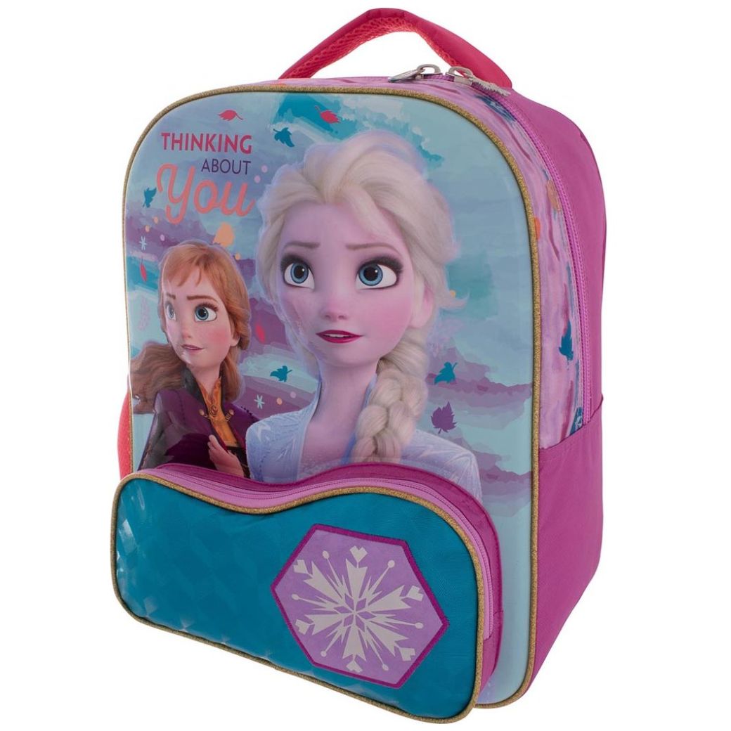 Mochila 3D Metálico Prim Disney Frozen 2 P Ruz