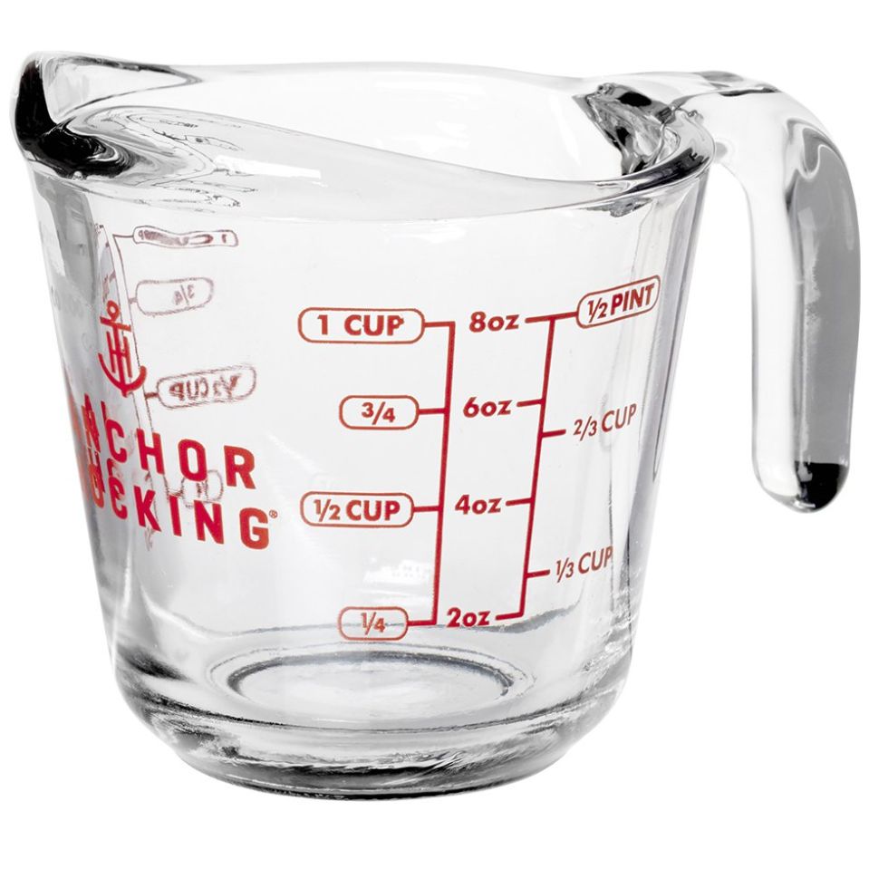 Taza Medidora Vidrio 250 Ml Anchor Hocking Hocking