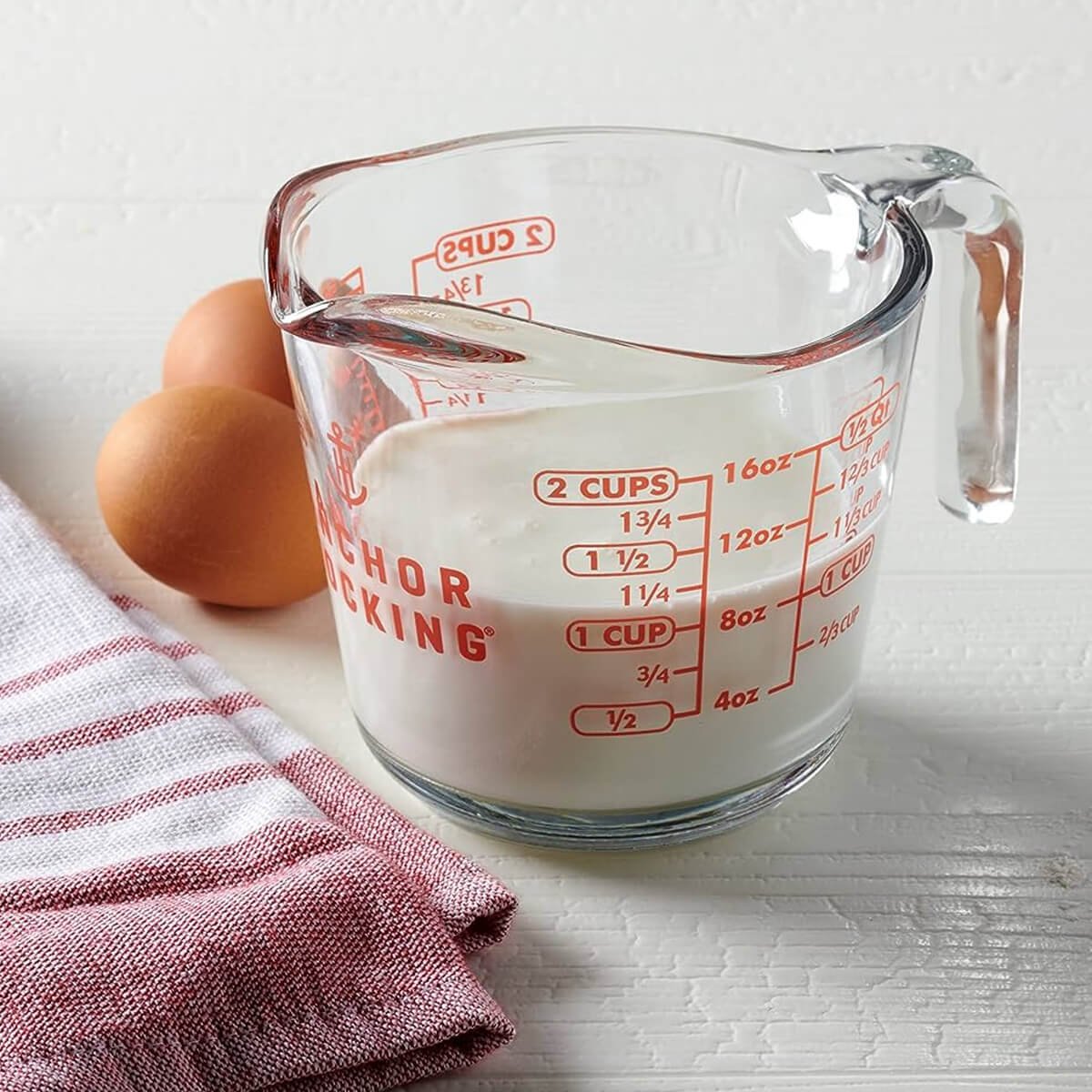 Taza Medidora Vidrio 500 Ml Anchor Hocking Hocking