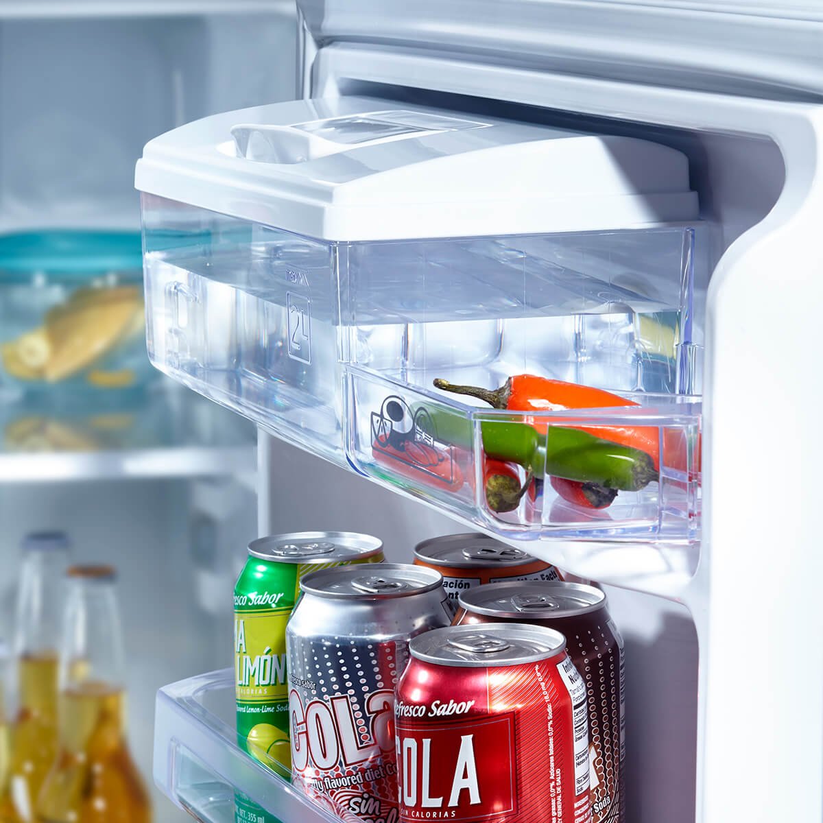 Refrigerador Mabe con Congelador Superior 14 Ft Rme360Fzmrp0 Black Stainless Steel