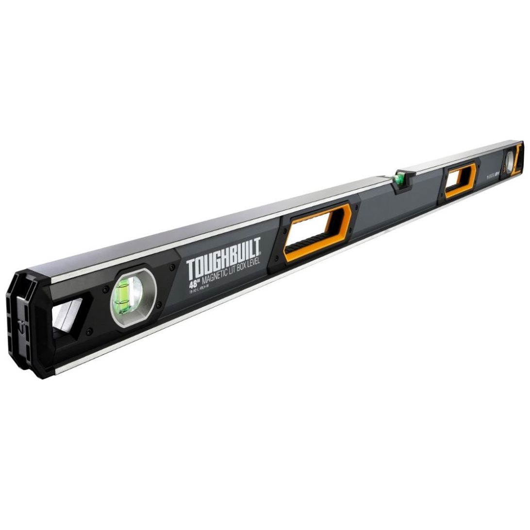 Nivel de Caja Magnético Toughbuil con Luz 48"