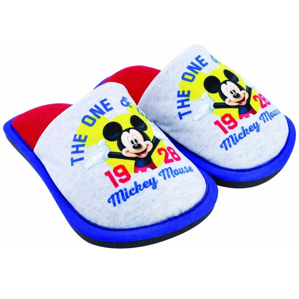 Pantufla Personajes Mickey Ch-Xg Gris