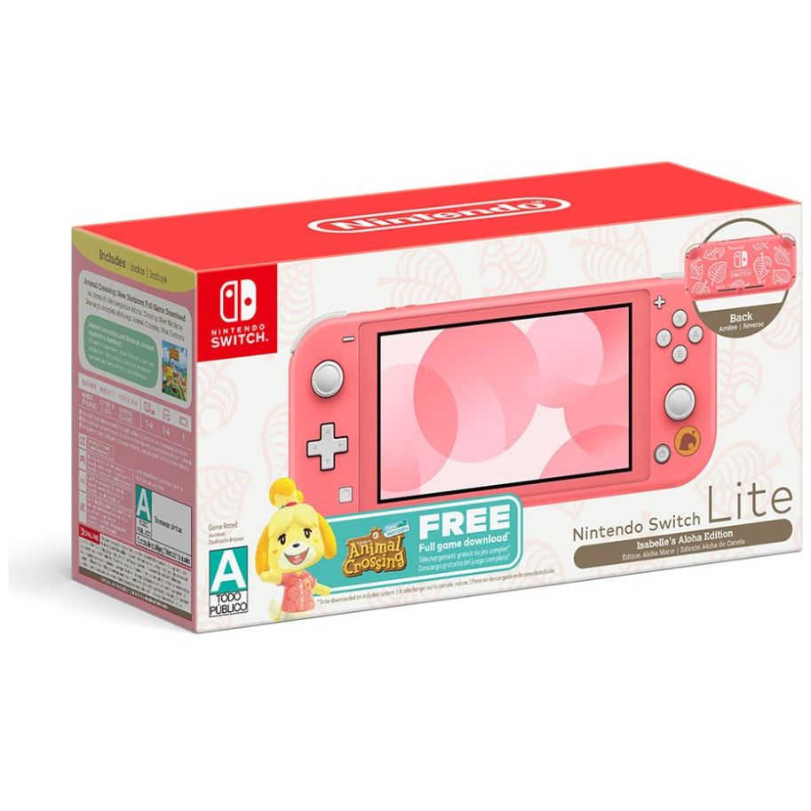 Consola Nintendo Switch Lite Iae Animal Crossing