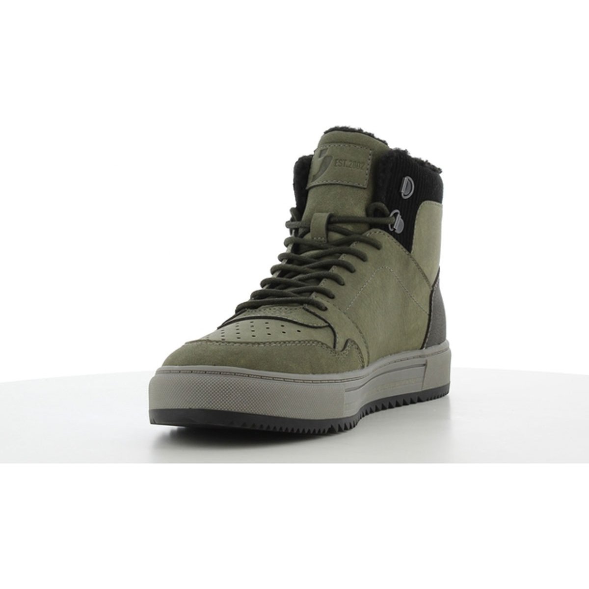 Tenis Bota para Hombre Verde Sprox