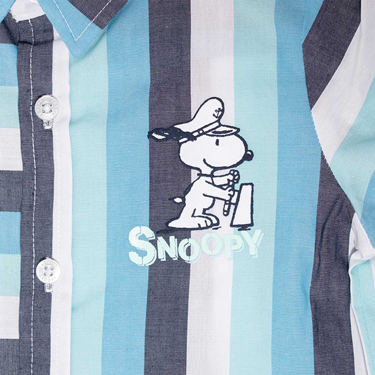 Conjunto para Bebé 3 Piezas Camisa Manga Larga Playera Y Pantalón Snoopy