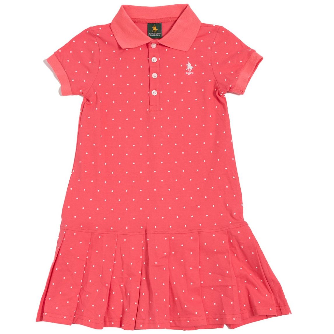 Vestido para Niña Manga Corta Cuello Tipo Polo Royal Polo Club