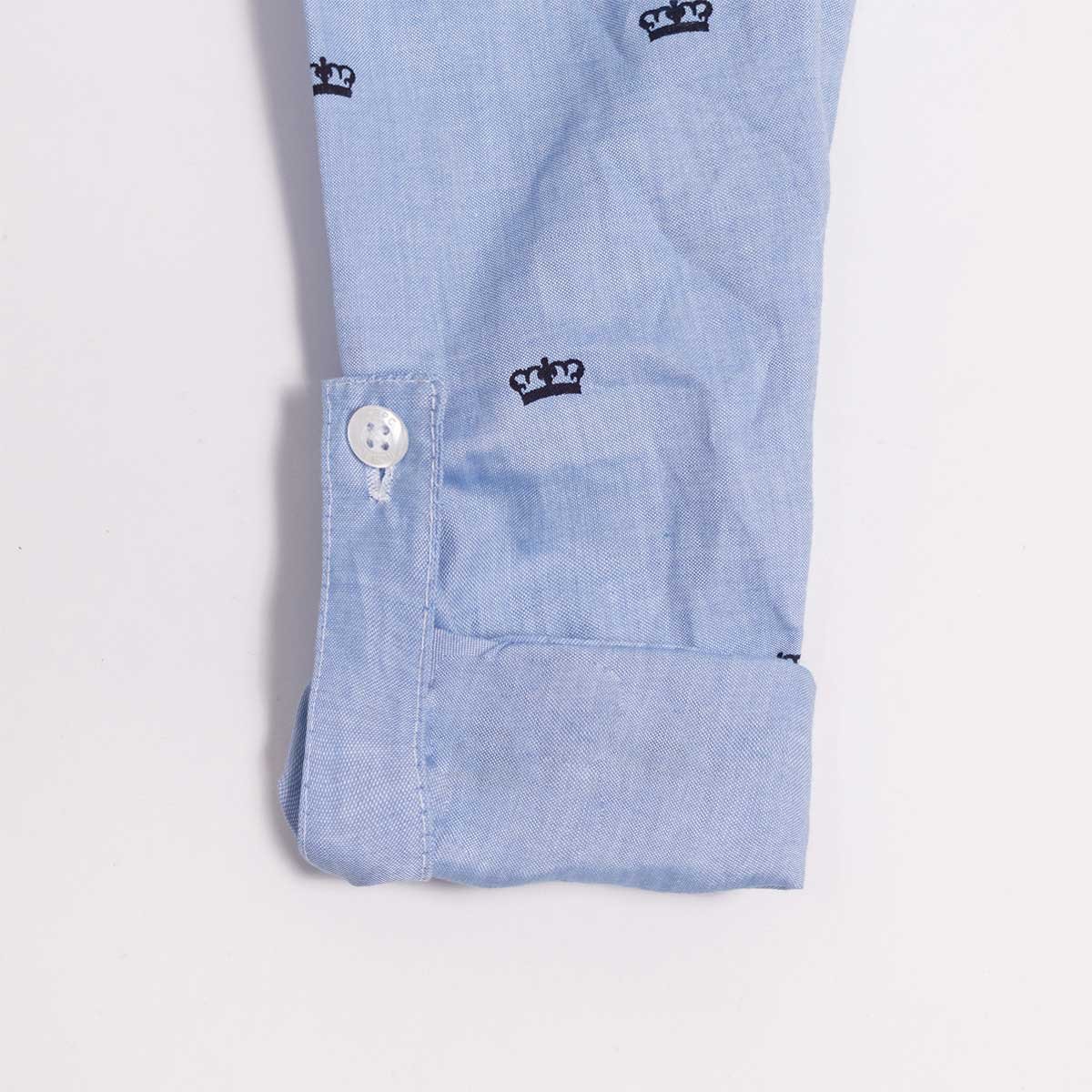 Conjunto para Niño 2 Piezas Camisa Manga Larga Pantalón Gabardina Royal Polo Club