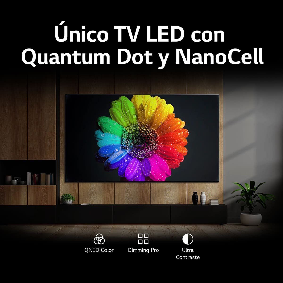 Pantalla LG 75" Qned 4K Thinq Ai 75Qned75Sra