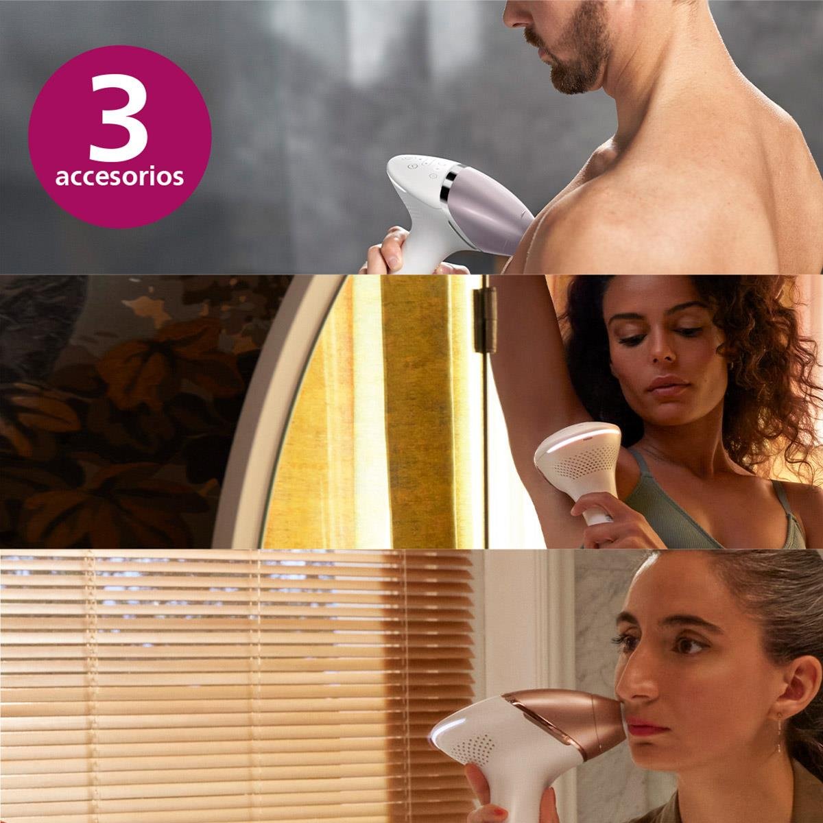 Philips Lumea Depiladora Ipl Rostro, Cuerpo Bri955/50