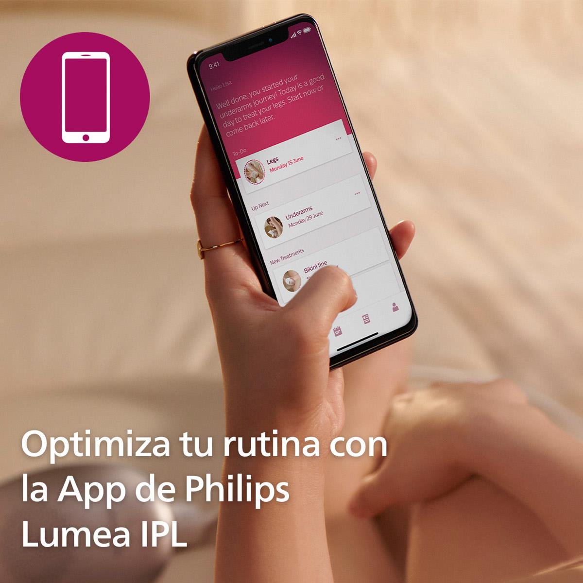 Philips Lumea Depiladora Ipl Rostro, Cuerpo Bri955/50