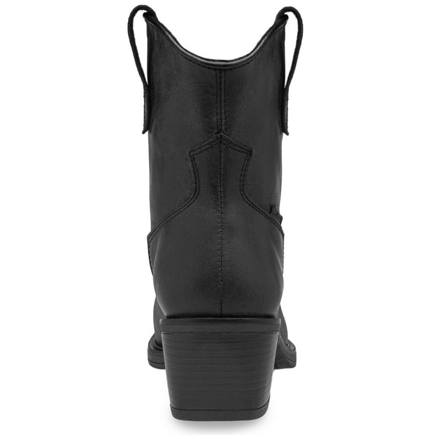 Bota Vaquera Negra Levis