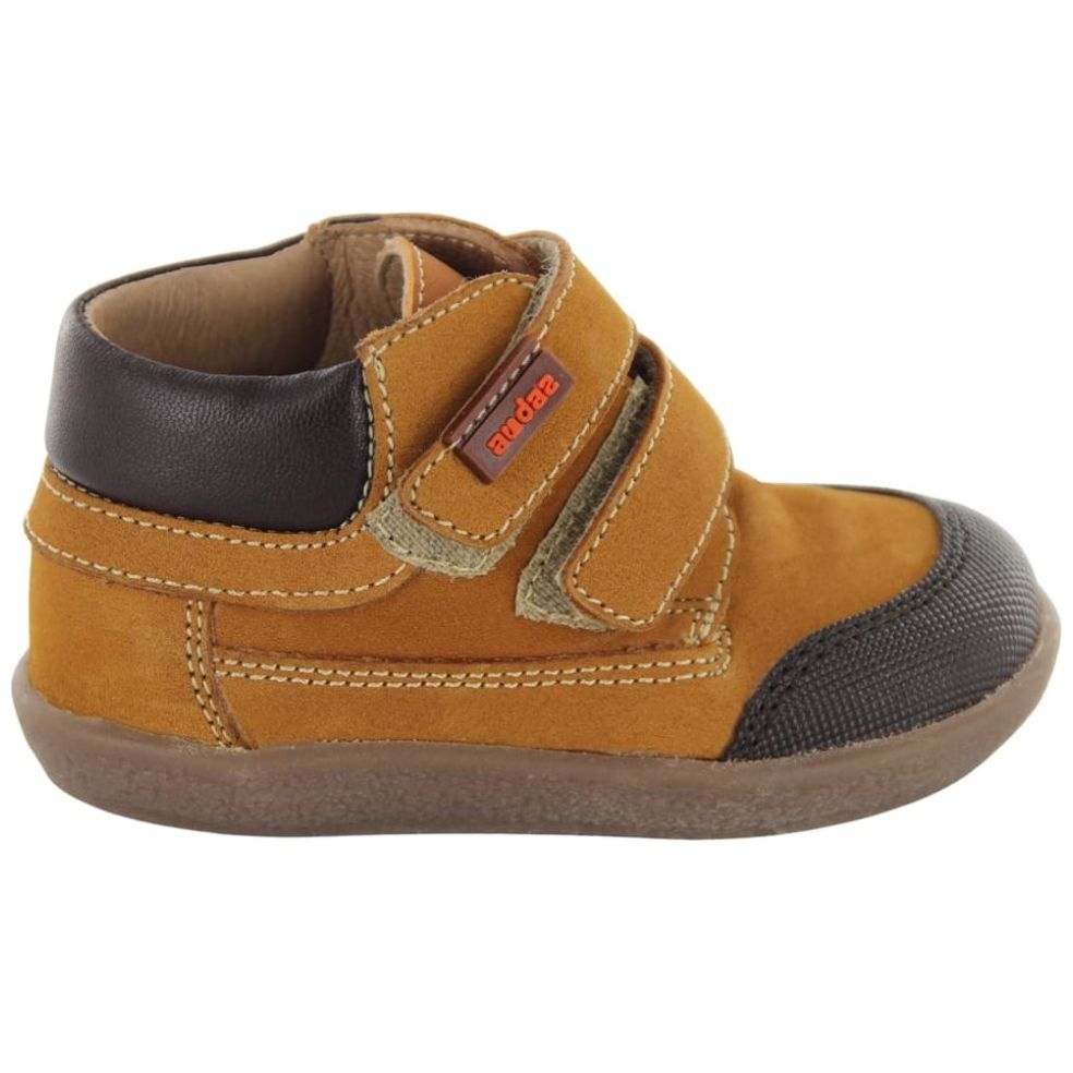 Botín Audaz Bebé con Velcros 11-13 Café