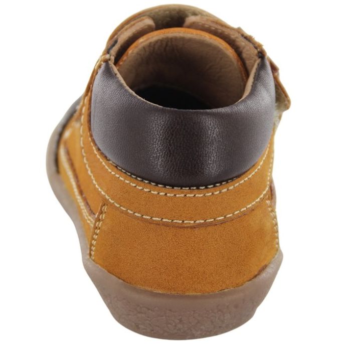 Botín Audaz Bebé con Velcros 11-13 Café