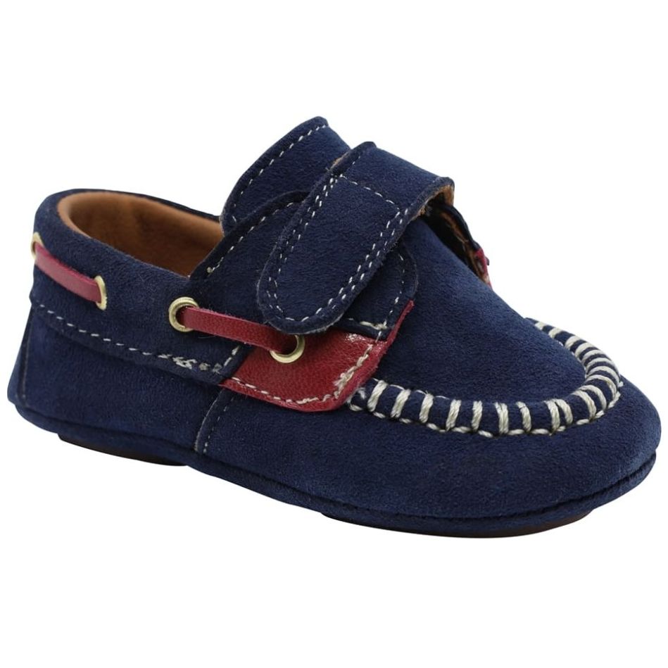 Mocasín Audaz Bebé con Velcro 10-12 Azul