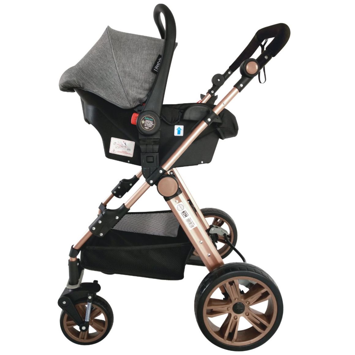 Carriola Sistema de Viaje Alizze Negro Lifestyle By Infanti