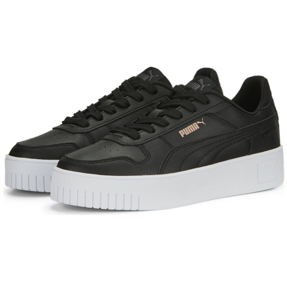 Tenis Casual con Plataforma Negro Puma