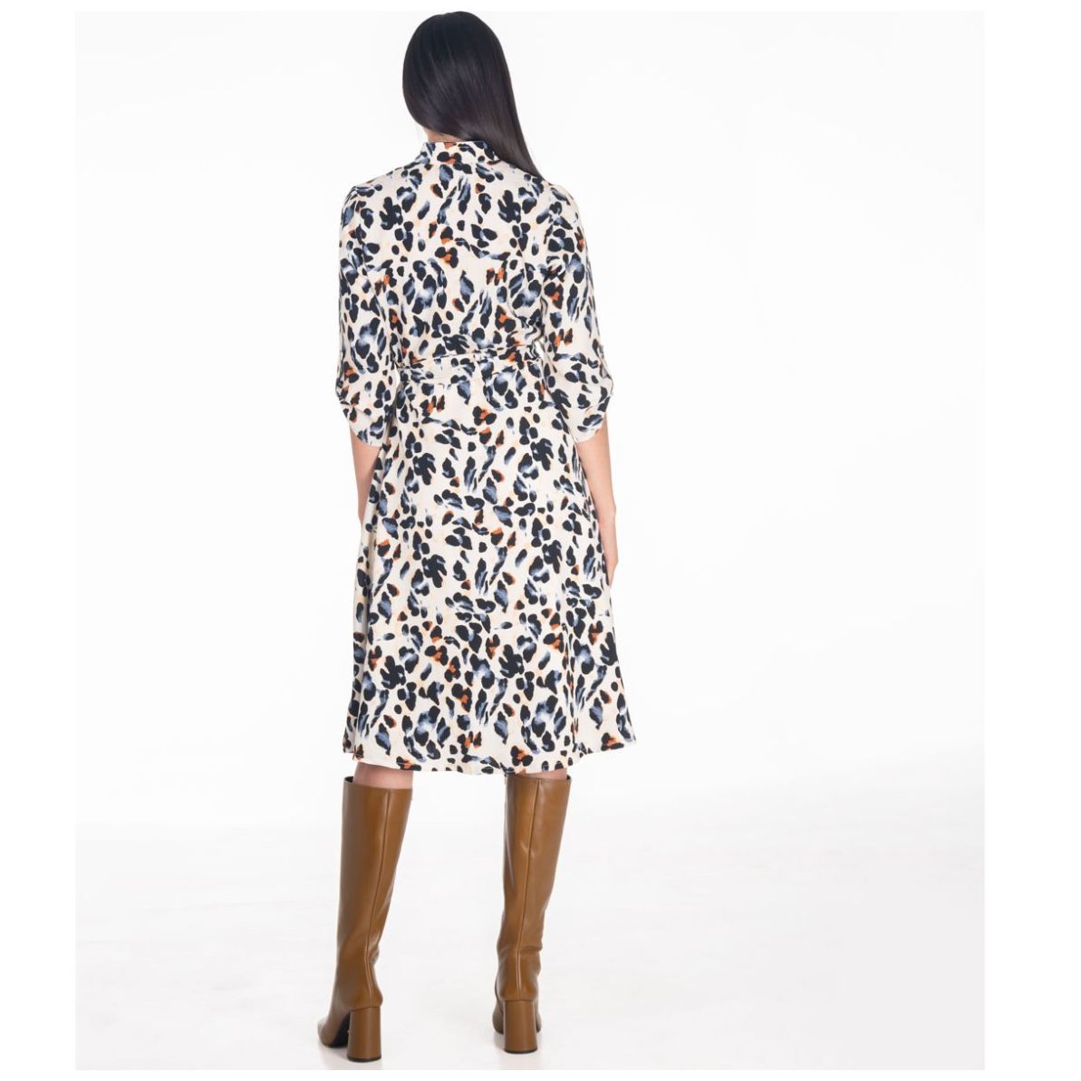 Vestido Estampado Sarah Bustani