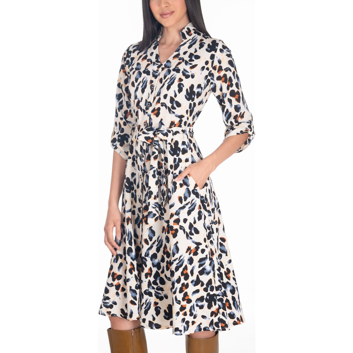 Vestido Estampado Sarah Bustani