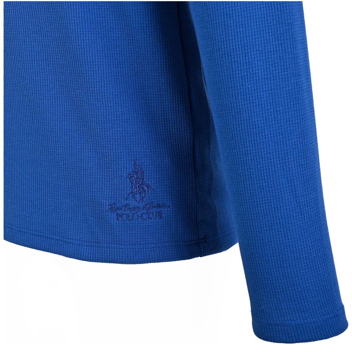 Playera Polo Club Manga Larga Cuello Henley para Hombre