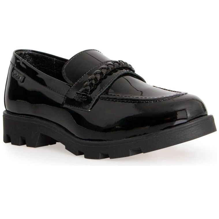 Mocasín Escolar Charol 18-21 Negro Dogi para Niña