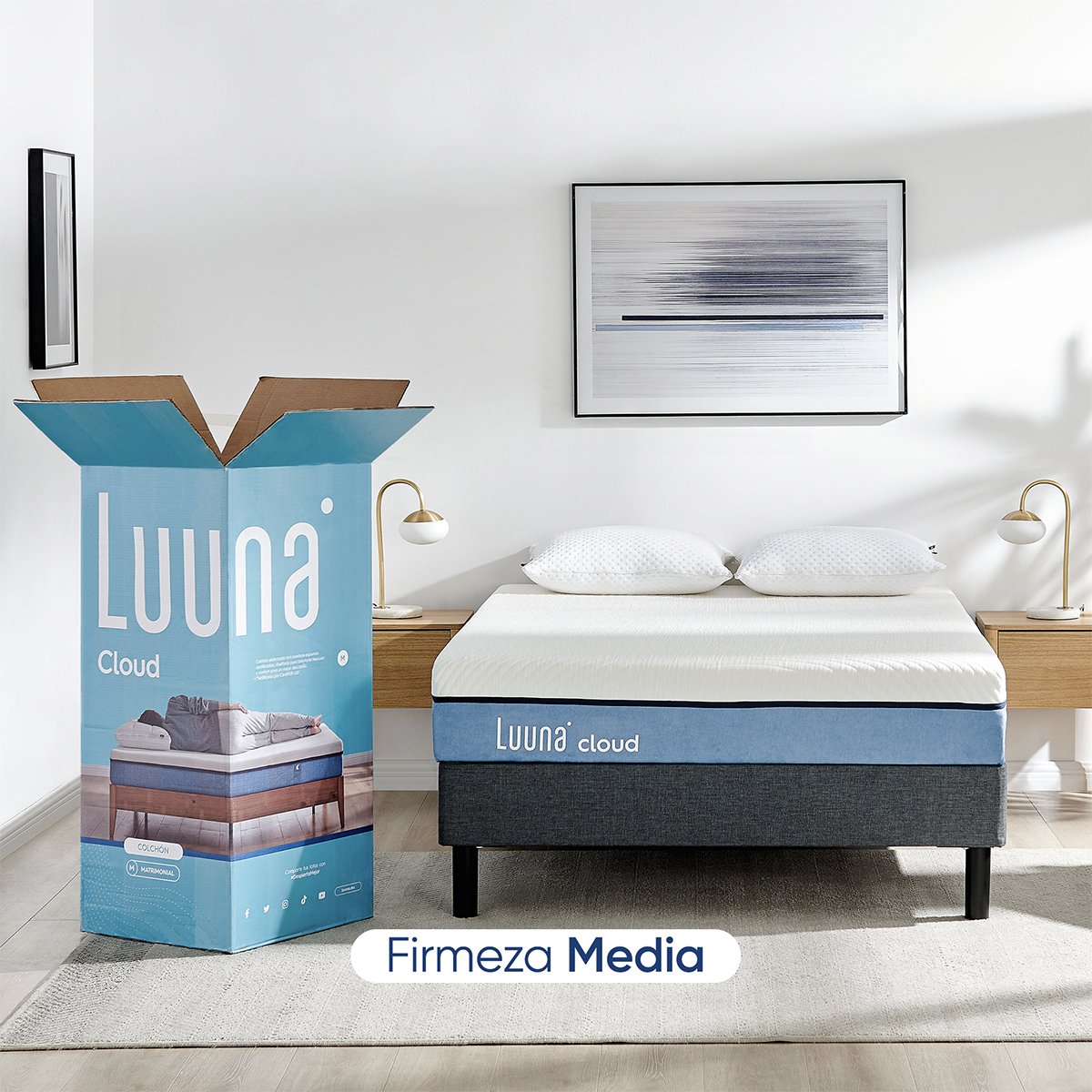 Colchón de Caja King Size Cloud Luuna