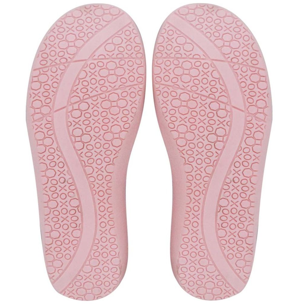 Pantufla Destalonada con Moño Morada Arra