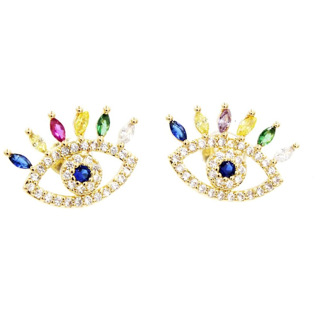 Aretes Ojos Tribales Lulu