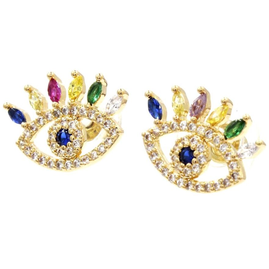 Aretes Ojos Tribales Lulu