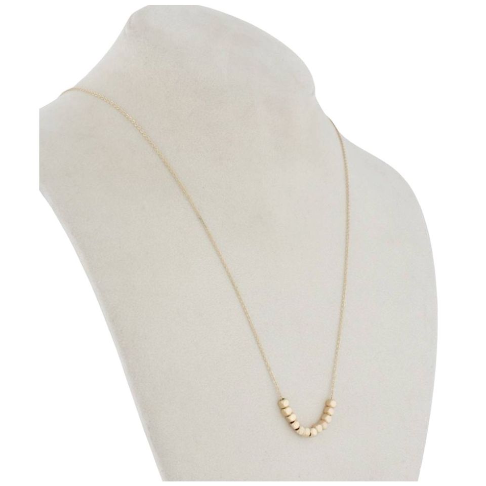 Collar Dorado con Cubos  Lulu