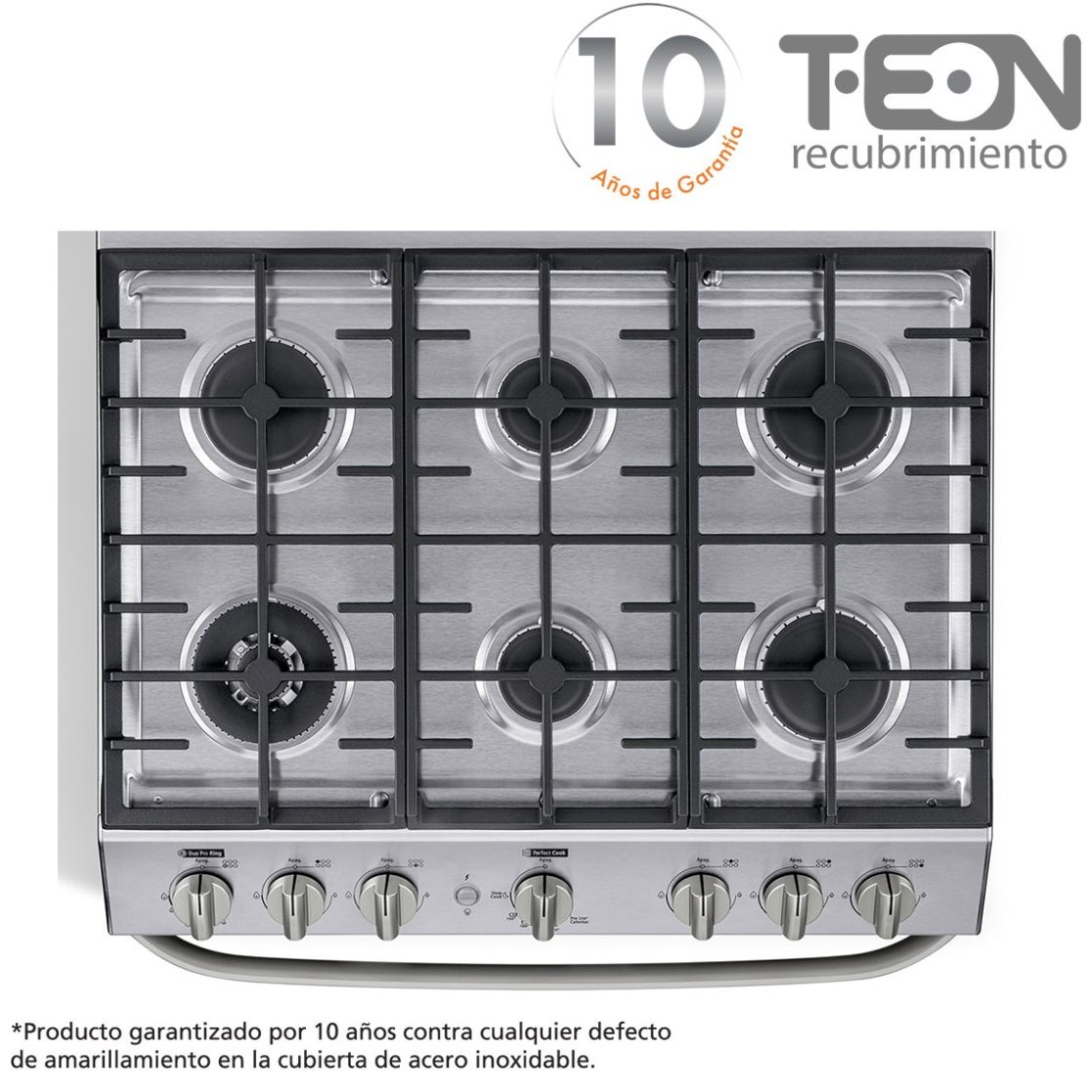 Combo Buen Fin Mabe Estufa 30 Cms Emh7612Dss Inoxidable y Horno de Microondas Hmm70Sej