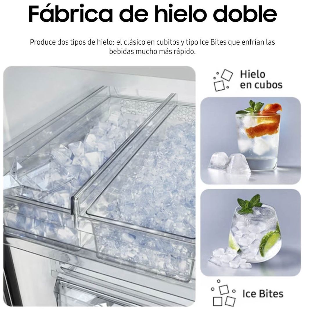 Refrigerador Samsung Bespoke Family Hub  Rf29Cb9900Qkem 28.6Ft/32"