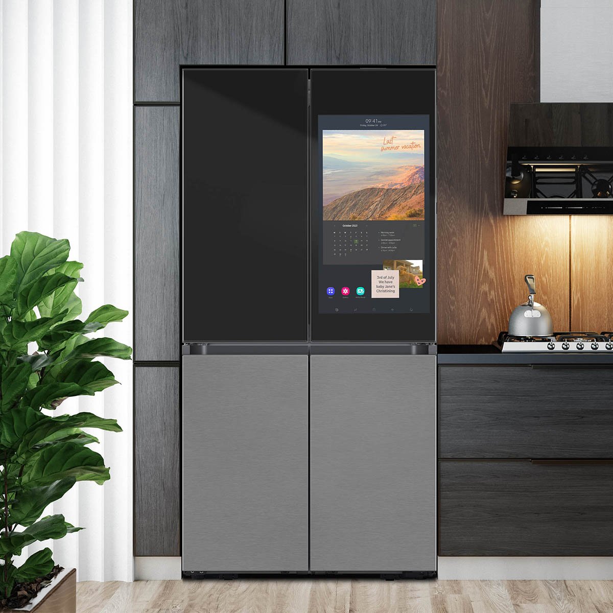 Refrigerador Samsung Bespoke Family Hub  Rf29Cb9900Qkem 28.6Ft/32"
