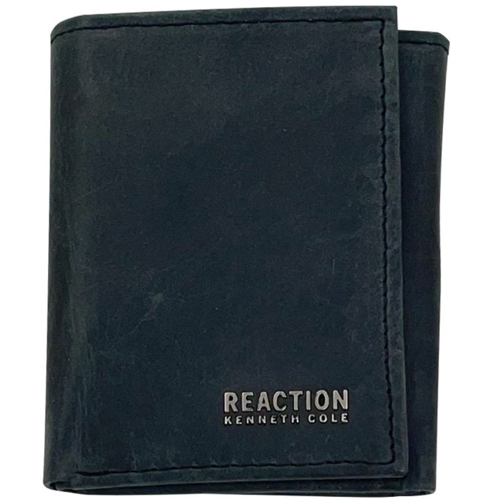 Cartera Kenneth Cole Reaction Trifold Negro para Hombre