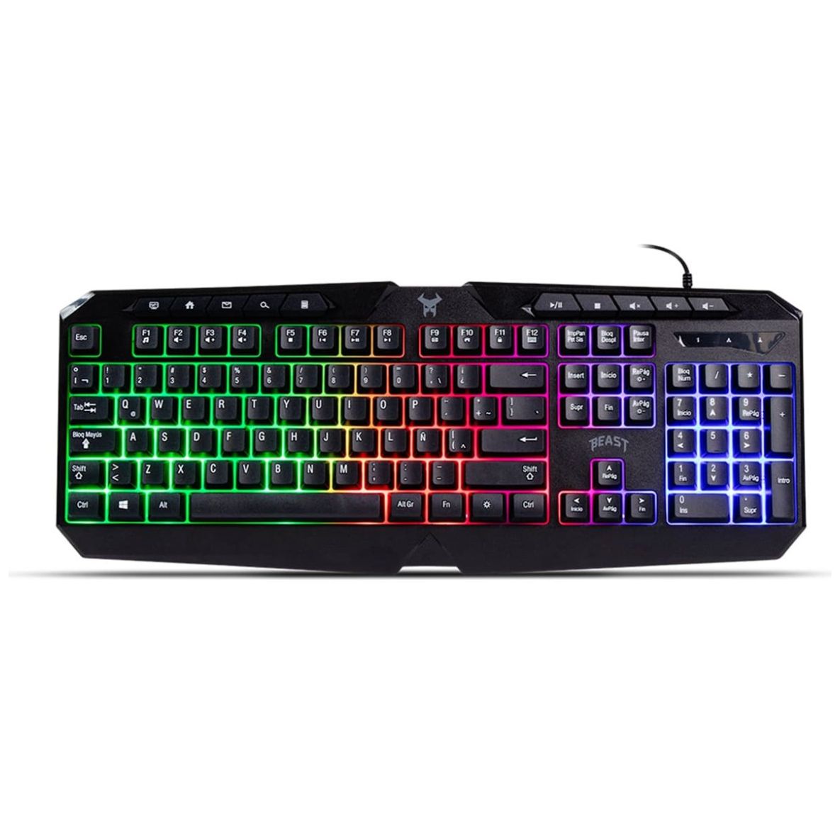 Teclado+ Mouse+ Audífonos Stf Abysmal Tr3Ka Gaming