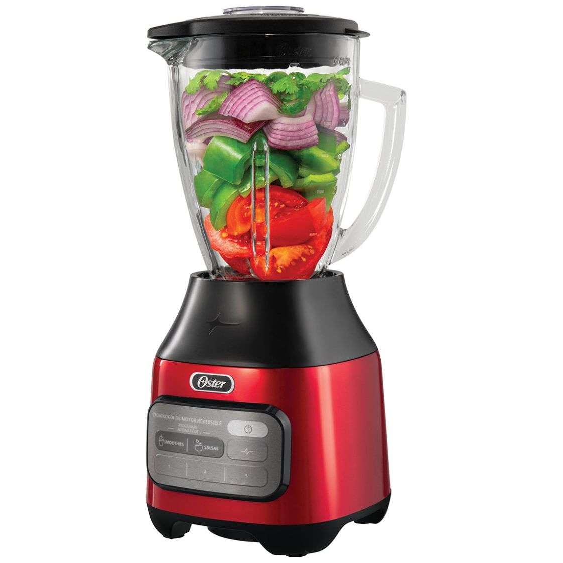 Licuadora Value Plus Reversa Roja 800W Oster