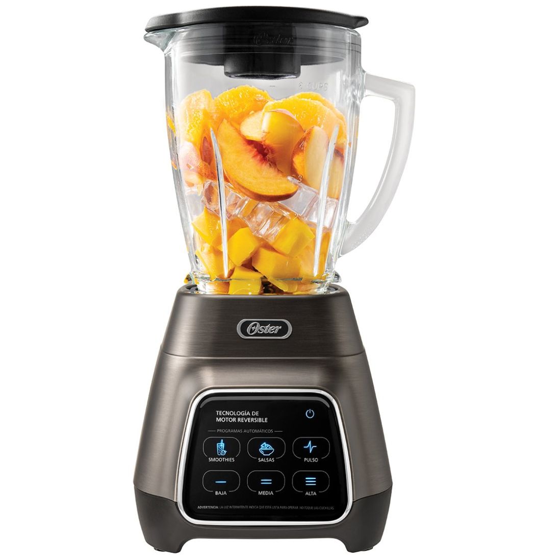 Licuadora Pyramid Touch Reversible Plata 1000W Oster
