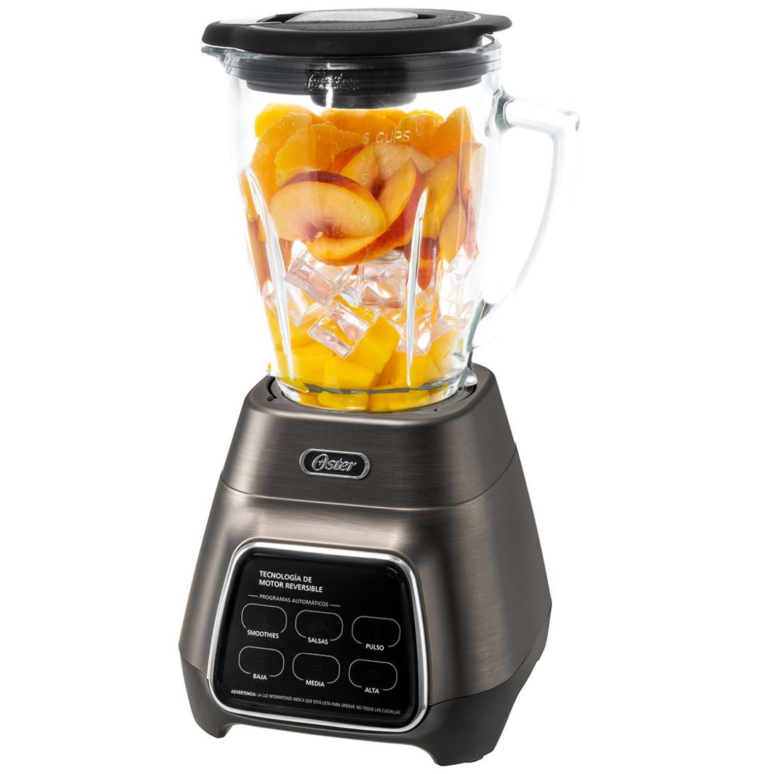 Licuadora Pyramid Touch Reversible Plata 1000W Oster