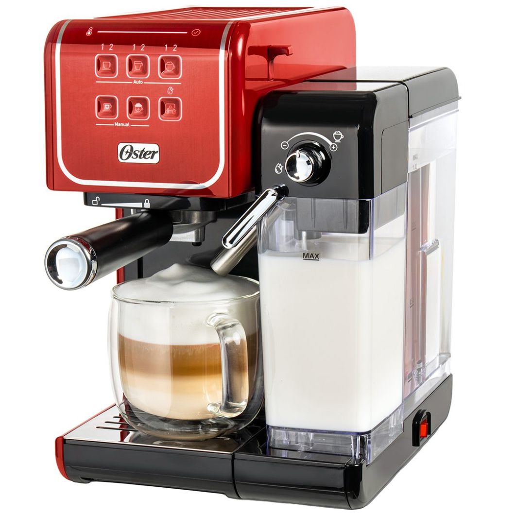 Cafetera Prima Latte Ll Touch Roja Oster