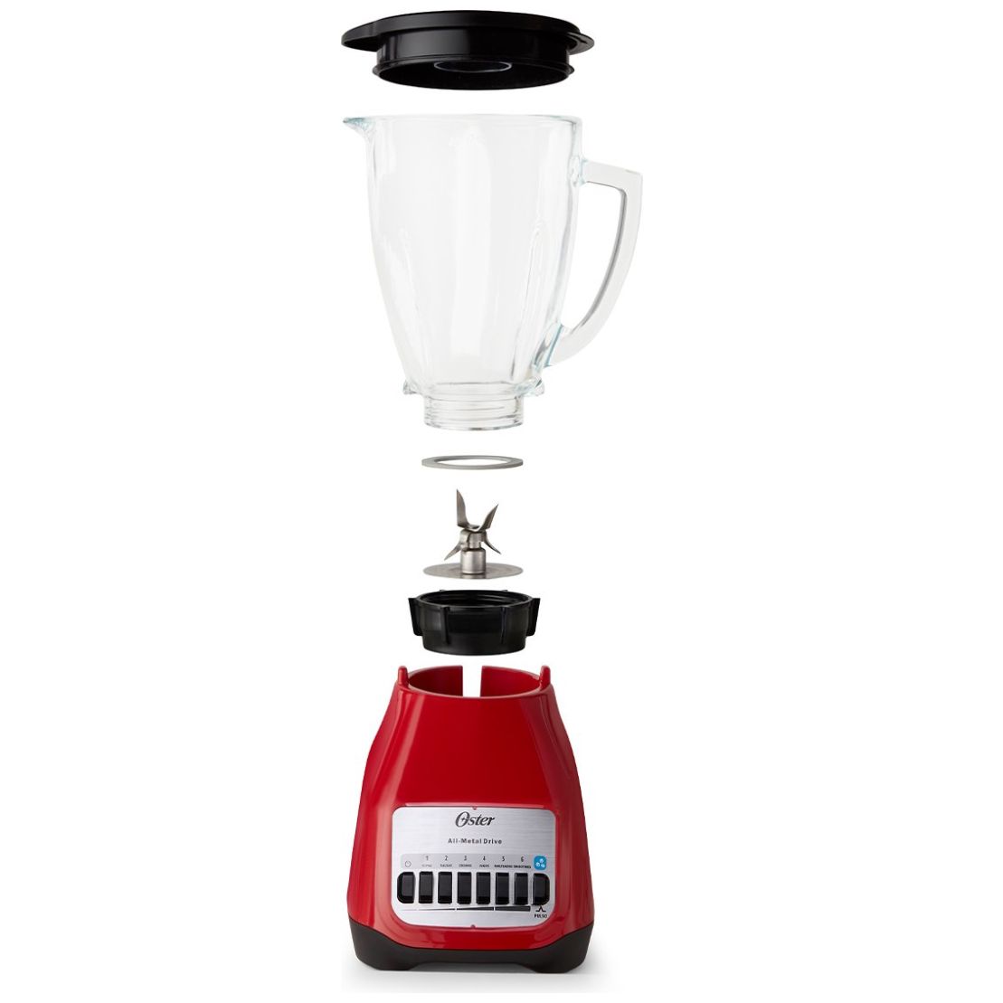 Licuadora Soho Roja 800W Oster Blstsog5661R