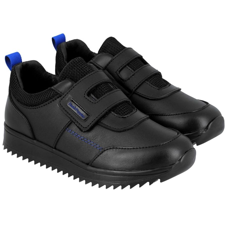 Zapato Hush Puppies Escolar con Velcro 18-24 Negro 