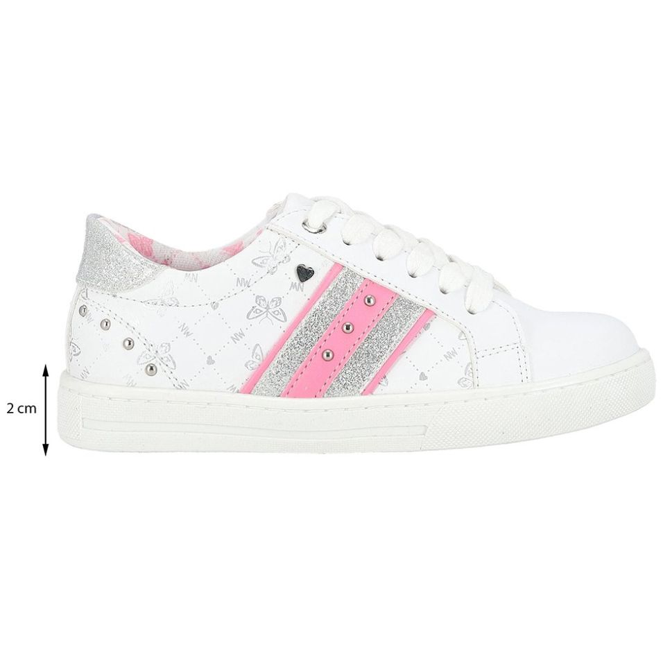 Tenis Nine West con Agujeta 17-23 Blanco