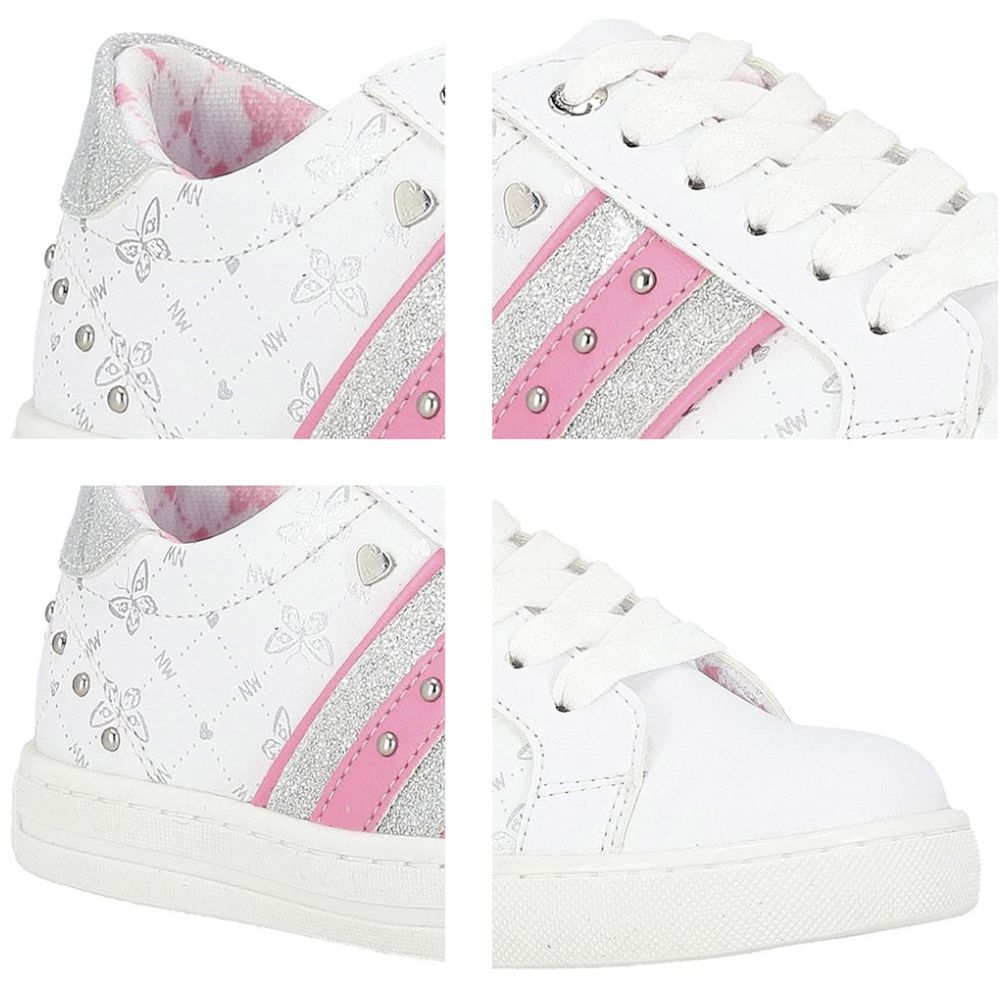 Tenis Nine West con Agujeta 17-23 Blanco