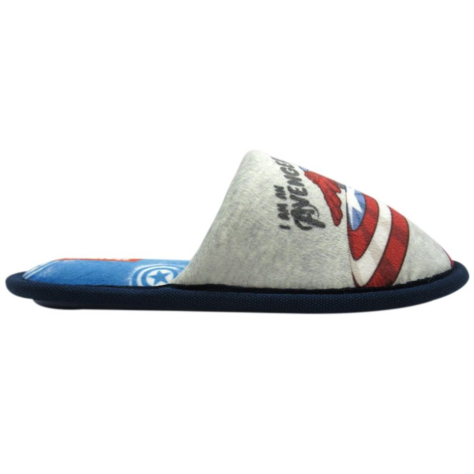 Pantufla Avengers Salto de Cama Ch-Xg Gris
