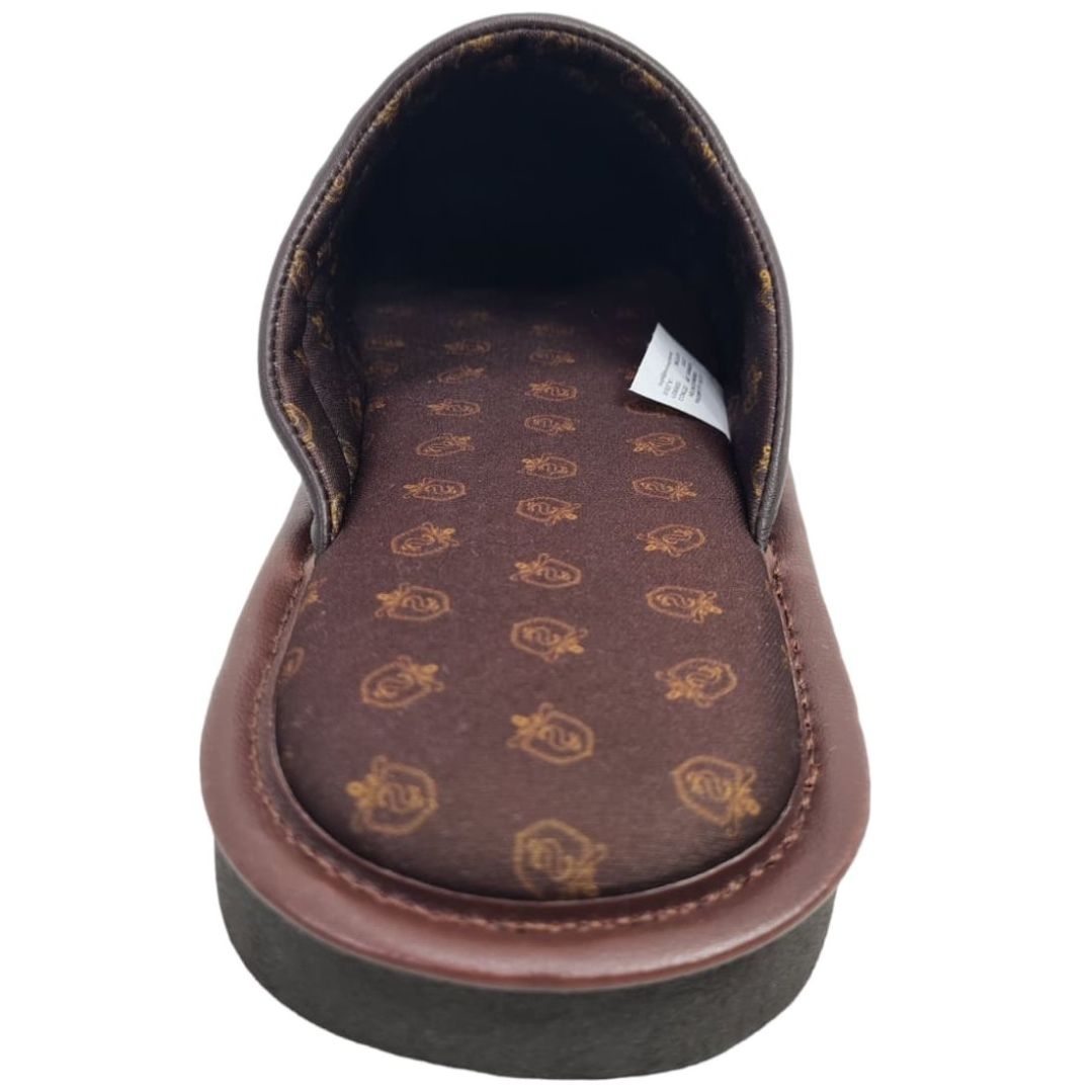 Pantufla Stahl en Piel Café