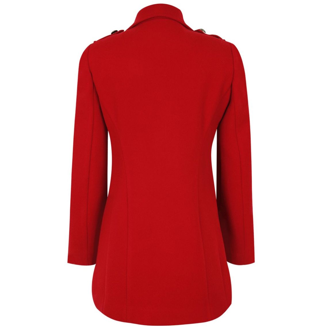 Abrigo City Femme Cuello Solapa Diseño con Botonadura Doble